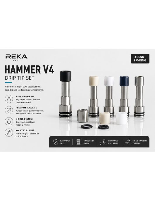 REKAVAPE HAMMER V4 DRIP TIP SET